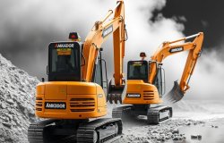 Экскаваторы Амкодор для различных задач гусеничного и колесного типа