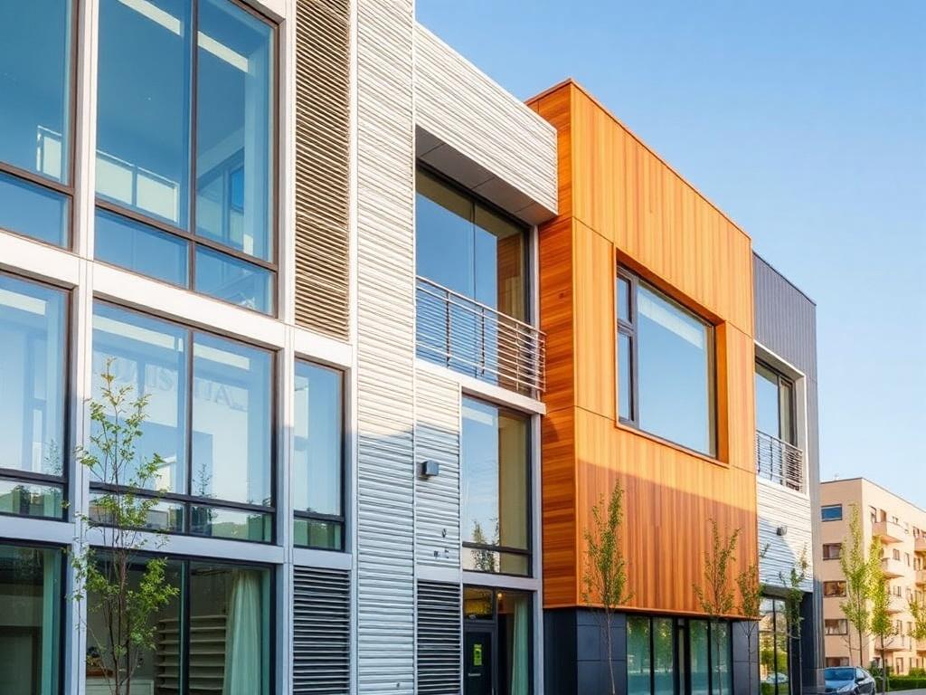 Modular aluminum facades Modular aluminum facadesфото