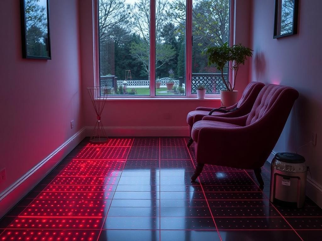 electric heated floorsфото