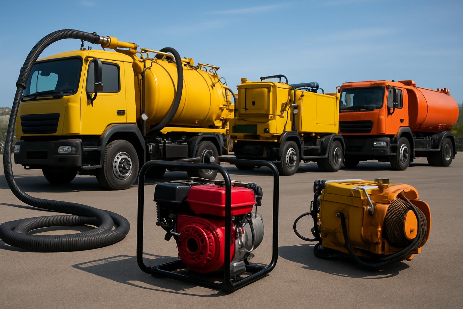 Когда нужен илосос или мотопомпа: практическое руководство по аренде каналопромывочной и поливомоечной техники